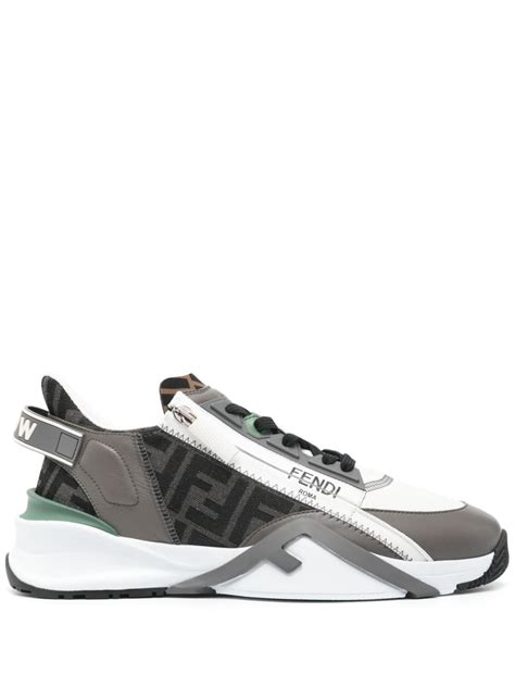 fendi zig zag sneakers|fendi ff jacquard sneakers.